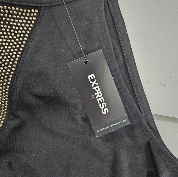 NWT Express black sleeveless blouse women's size Xsmall - Picture 10 of 11